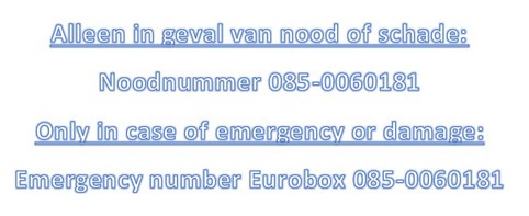 Noodnummer Eurobox
